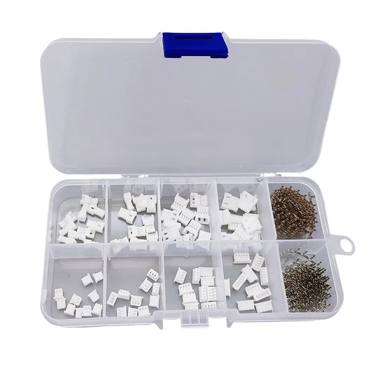 40sets/Box JST 1.25 Male Female Connector Aerial Docking 2/3/4/5Pin Plug With Terminal Wire Connectors Kit Peaceful Pleasures Health and Wellness Default Title
