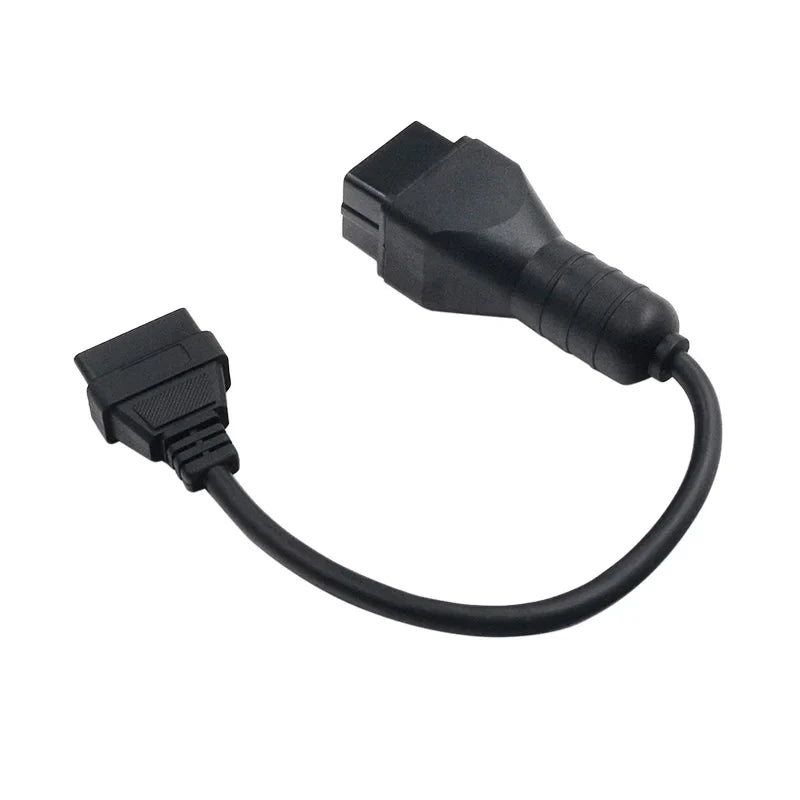 Renault 12-Pin to OBD2 16-Pin Diagnostic Adapter Cable