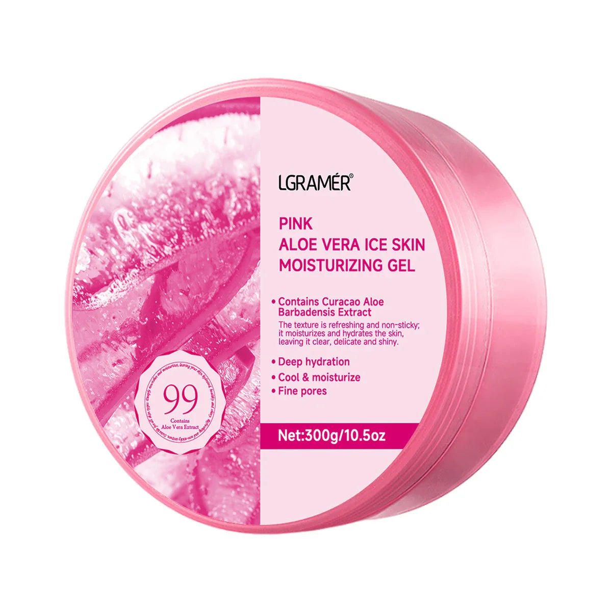REAROYA Aloe Vera Gel Cream – Moisturizing Sleeping Mask 300g