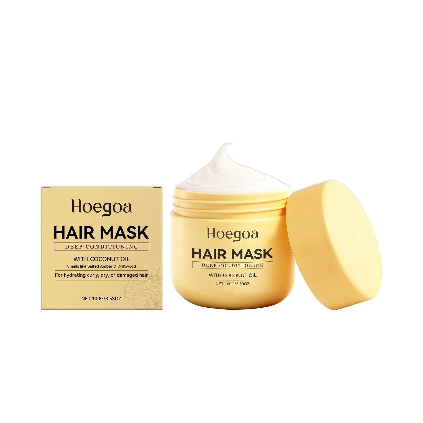 Coconut Oil Moisturizing Hair Mask Hair Smooth Soften Reduces Hair Fall Repair Damaged Dry Frizzy Hair Deep Nourishing Hair Care Peaceful Pleasures Health and Wellness