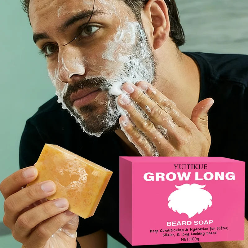 YUITIKUE Beard Soap 100g – Cleanse, Moisturize & Condition