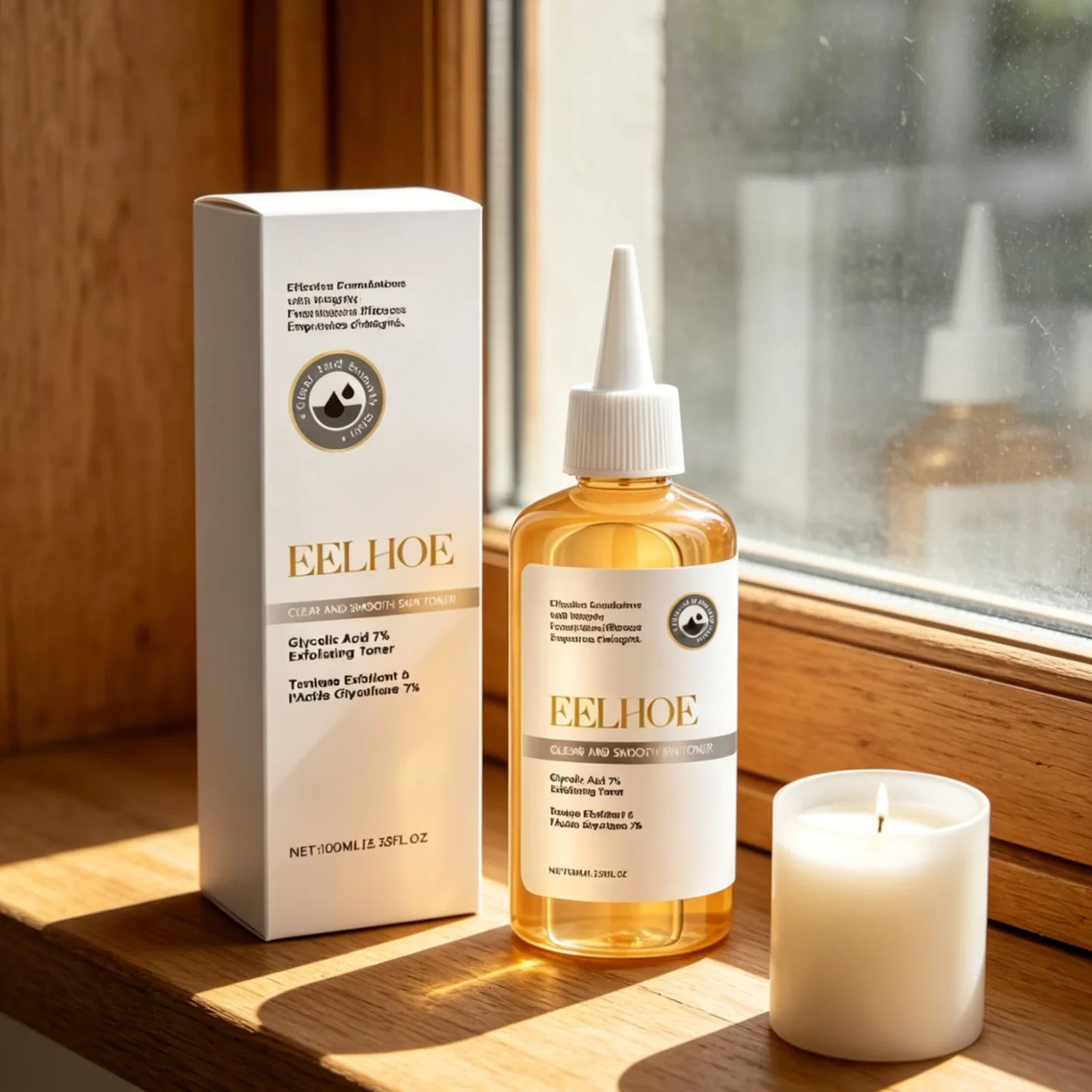 EELHOE Glycolic Acid Toner – Exfoliate, Brighten & Hydrate