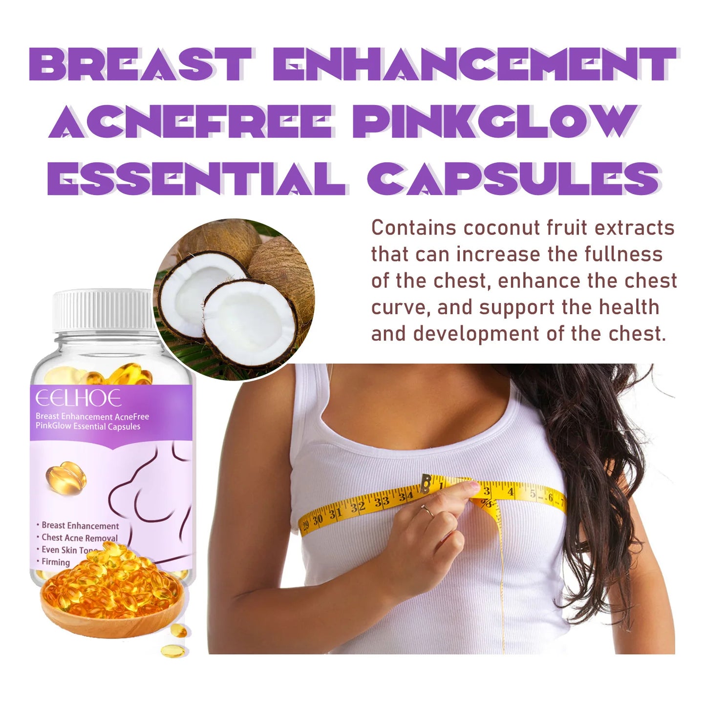 Breast Firming & Augmentation Oil Capsules | Vitamin E