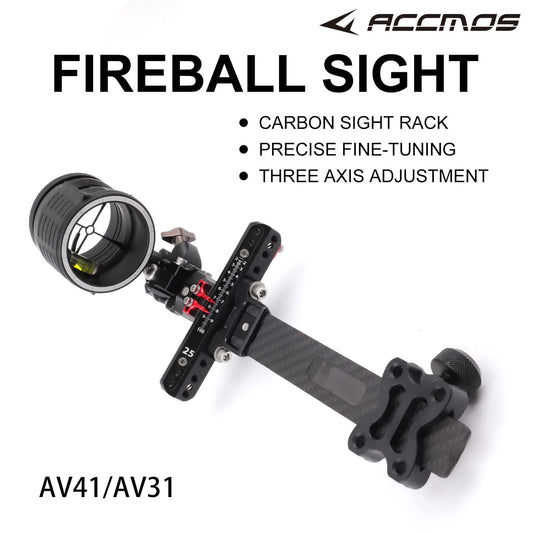 Compound Bow Sight Single Pin Aiming Carbon Fibre Extension Rod Peaceful Pleasures Health and Wellness