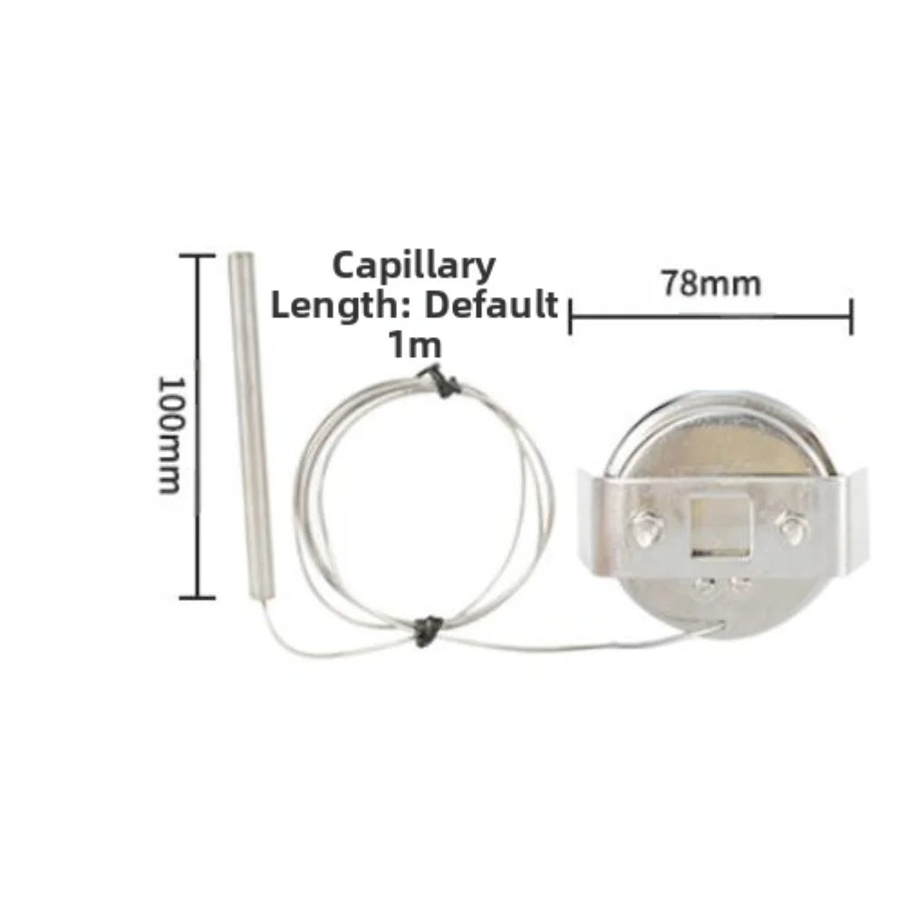 Stainless Steel Oven Thermometer Probe 0 600 Ovens Boilers Industrial