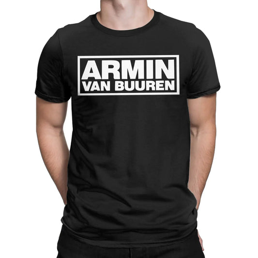 Men's T-Shirts Armin Buuren Awesome Pure Cotton Tee Shirt Short Sleeve Logo T Shirts O Neck Clothes Gift Idea Peaceful Pleasures Health and Wellness