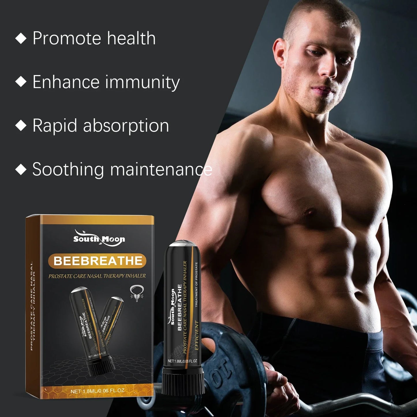 Men's Pocket Nasal Aromatherapy Inhaler – Fresh & Energizing