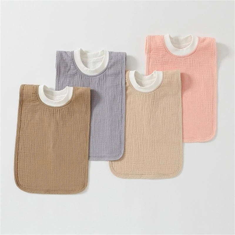 Waterproof Baby Drool Bibs – Soft Cotton Unisex Nursing Bib
