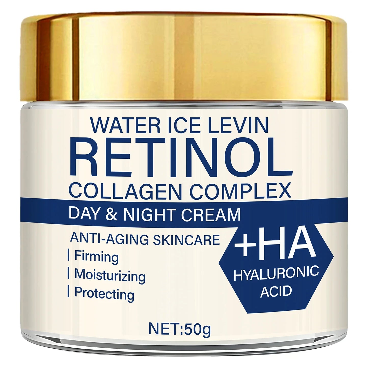 Retinol Collagen Day & Night Cream with HA – Anti-Aging 50g