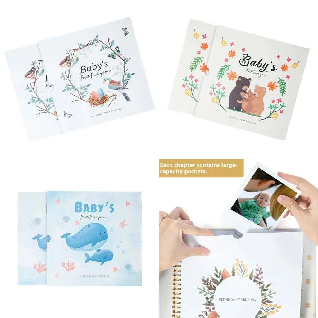 Baby Growth Journal – Milestone Memory Book & Scrapbook Gift