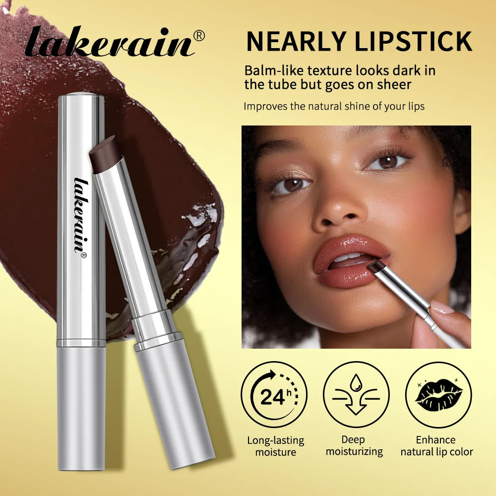 Lakerain Colorless Nearly Lip Balm Lipstick Long Lasting Hygienic Moisturizing Lips Plumper Nourish Makeup Lip Care Cosmetics Peaceful Pleasures Health and Wellness