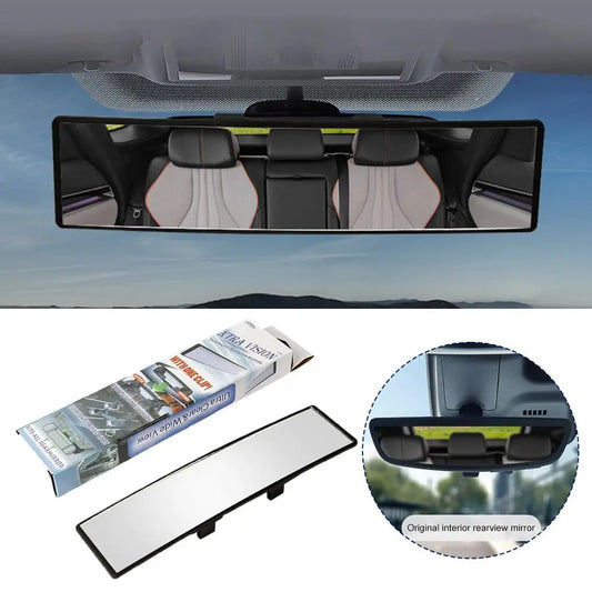 Panoramic Clip-On Rearview Mirror – Wide Angle Anti-Glare Car Rearview Mirror Oasis Select A