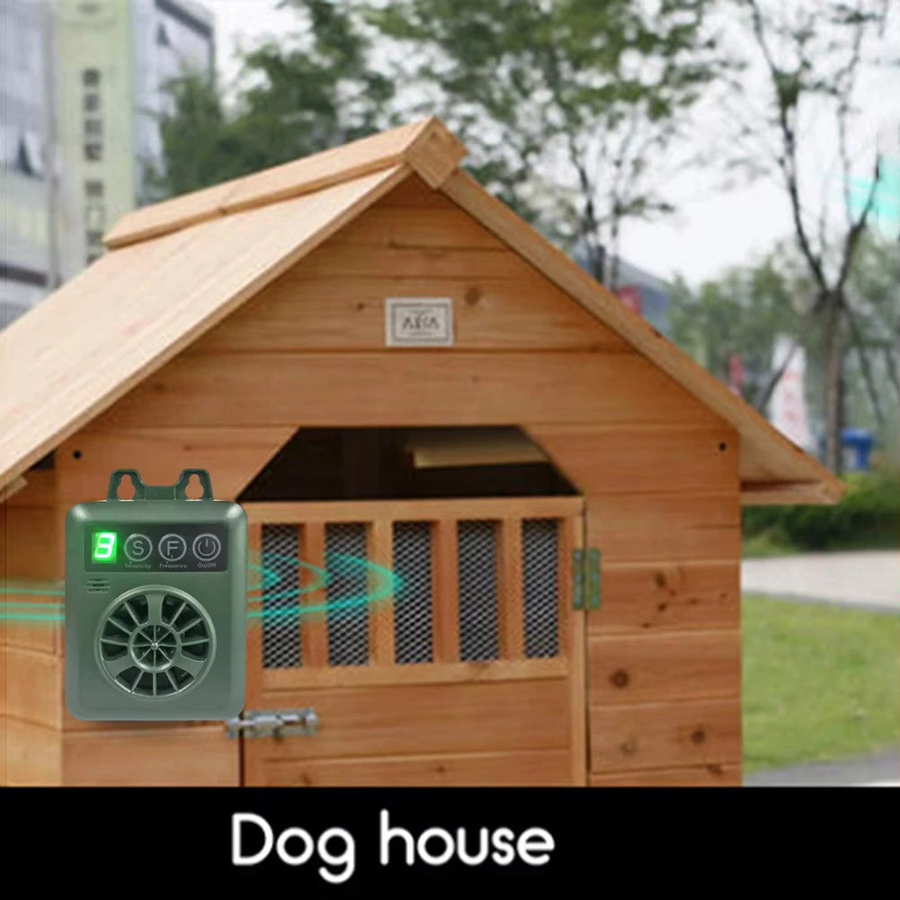 Ultrasonic Dog Repeller Outdoor Pet Aggressive Stopper Deterrent Trainer Chaser Tool Peaceful Pleasures Health and Wellness
