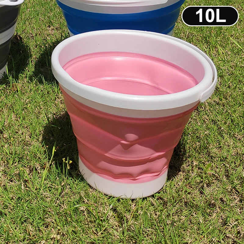 Collapsible Folding Bucket 3/5/10L | Camping, Fishing & Car Wash