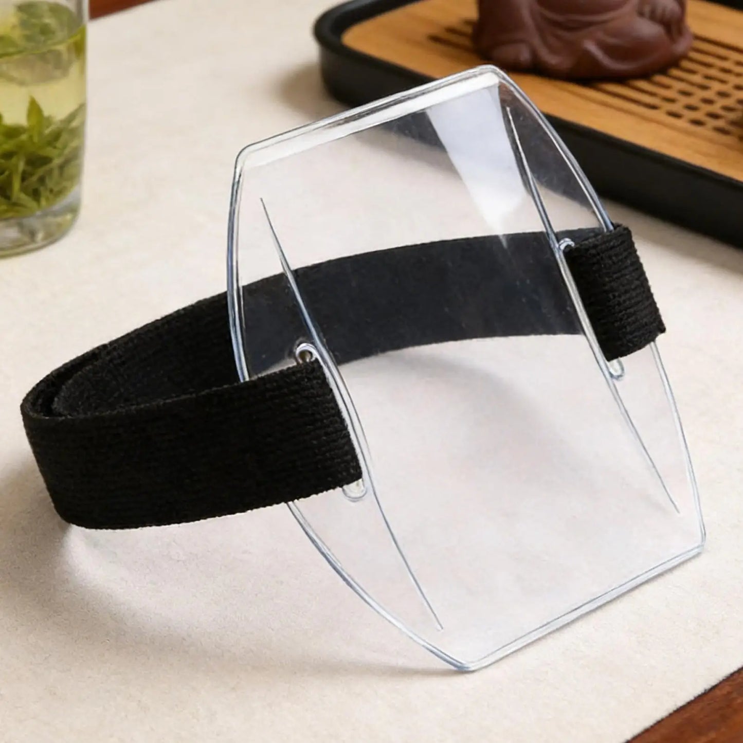 ID Badge Holder Secure Waterproof Clear Armband Card Holder for Ski Pass Lift Ticket Outdoor Travel Men Women Peaceful Pleasures Health and Wellness