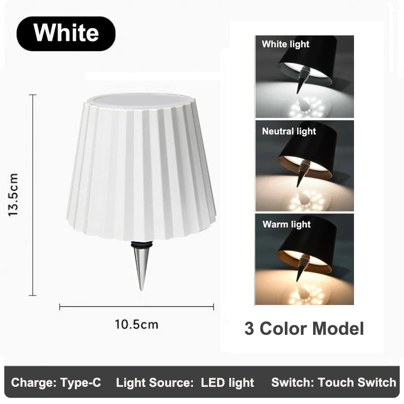 RGB Wireless Table Lamp For Wine Bottles LED Bottle Light For Outdoor Use Touch Control Ideal For Restaurant Bars Festival Party Peaceful Pleasures Health and Wellness Style C-3 Color 0-5W
