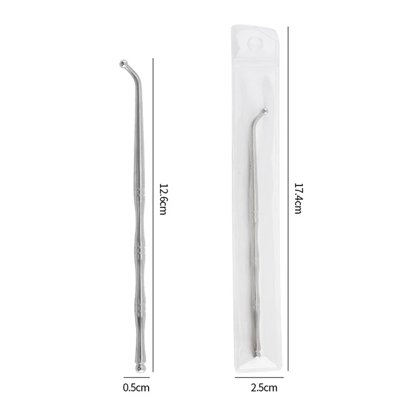 Double Head Stainless Steel Manual Acupuncture Pen Trigger Point Massager Deep Tissue Massage Tool For Body Meridian Pain Relief Peaceful Pleasures Health and Wellness