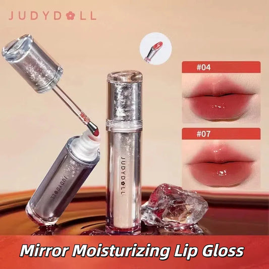 Judydoll Mirror Shine Lip Glaze – Watery Tint & Long-Lasting Color Lip Gloss Tint Peaceful Pleasures Health and Wellness