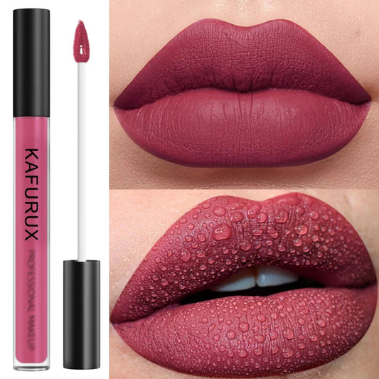KAFURUX Matte Liquid Lipstick – Velvet, High Pigment, Waterproof Matte Liquid Lipstick Oasis Select
