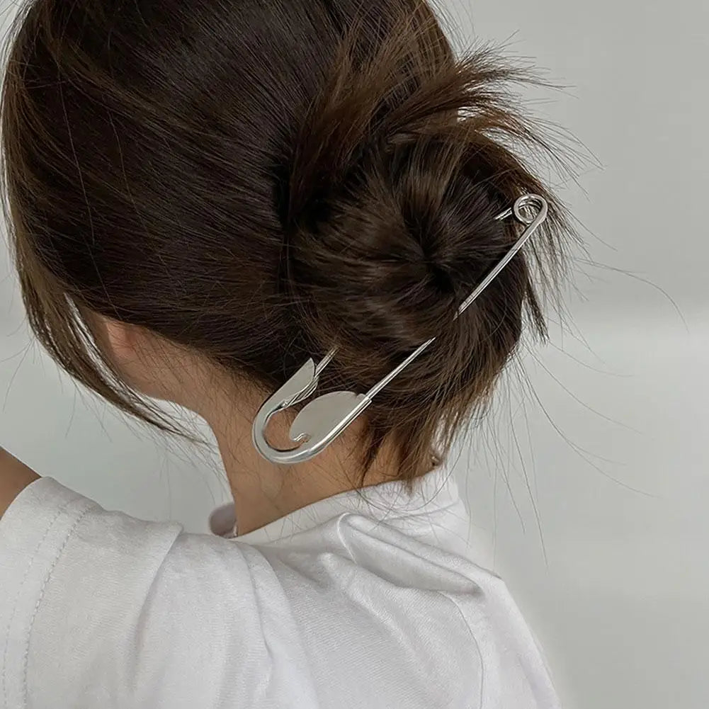 Fashion Large Pins for Clothing Smooth Metal Star Safety Pins Jeans Dress Scarf Hair Clips for Women Adjustable Brooch Pins Peaceful Pleasures Health and Wellness