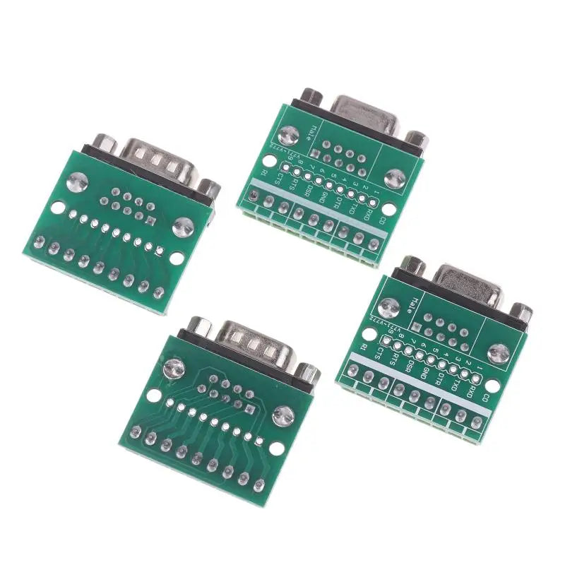 New 5Pcs DB9 Male Female Adapter Signals Terminal Module RS232 RS485 Serial To Terminal 9-Pin 9-Hole Connector Peaceful Pleasures Health and Wellness