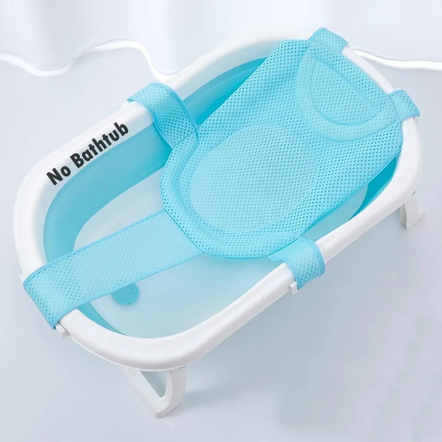 Adjustable Baby Bath Support Mesh Pad with Non-Slip Design for Newborns 0-3 Years Peaceful Pleasures Health and Wellness United States
