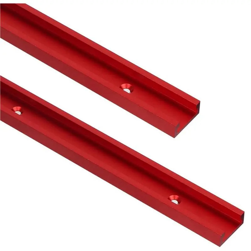A36T-6Pc Aluminum 400Mm Double-Cut Profile Universal 3/4 T-Track With Predrilled Mounting Holes,30 Type T Track Peaceful Pleasures Health and Wellness