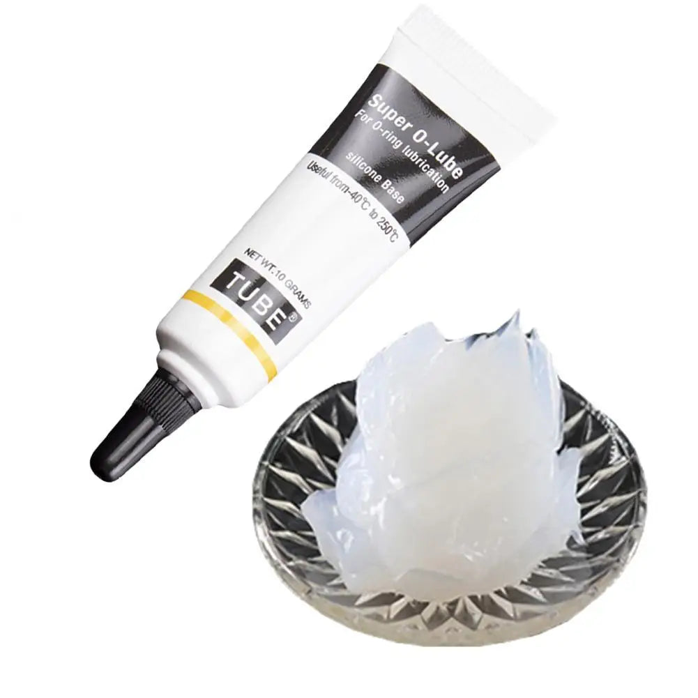 Silicone Lubricant Grease Waterproof Food Grade Lubricant Grease Heat-Resistant Maintenance Gel Machine Lubric ﻿10/20/50/100g Peaceful Pleasures Health and Wellness
