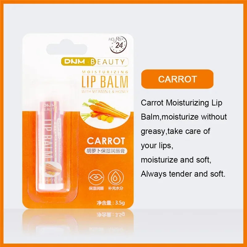 DNM 18-Color Moisturizing Lip Balm | Aloe & Vitamin E Lip Care