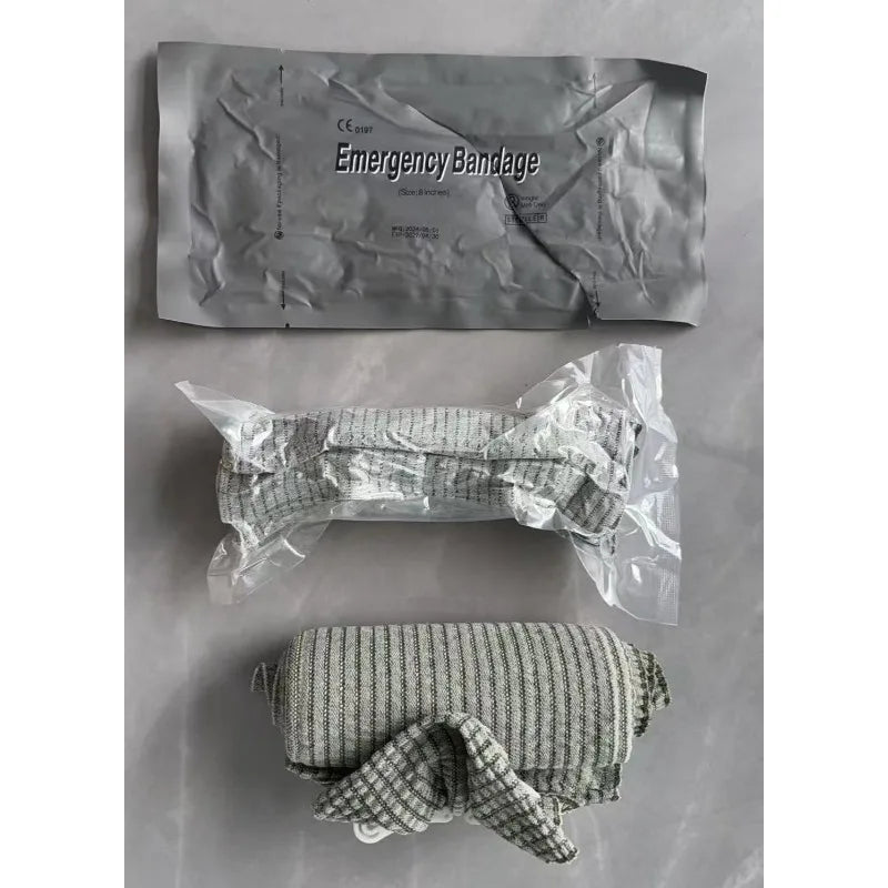 4/6Inch Israeli Trauma Emergency Bandage Elastic Compression Bandage Outdoor Emergency Wound Dressing Vacuum Packaging Peaceful Pleasures Health and Wellness