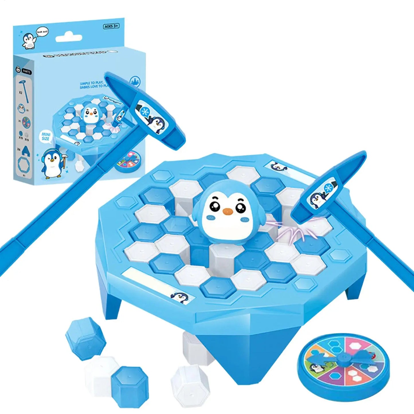 Penguin Ice Knocking Board Game – Family Interactive Toy