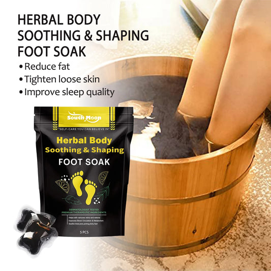 Herbal Foot Soak Bags – Ginger, Green Tea & Mint | 5 Pack Herbal Foot Soak Peaceful Pleasures Health and Wellness