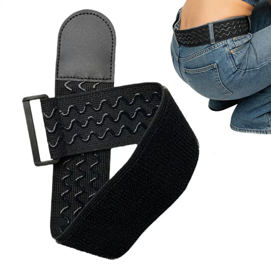 Buckle-Free Elastic Waist Belt – Adjustable Nylon Strap Elastic Waist Belt Oasis Select