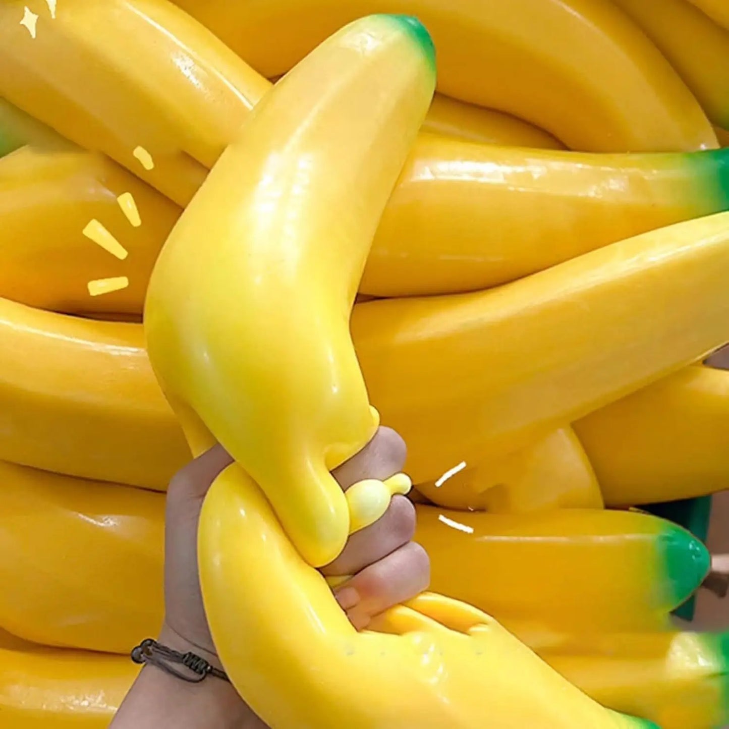 Giant Banana Squishy Toy – Slow Rising Stress Relief Fidget