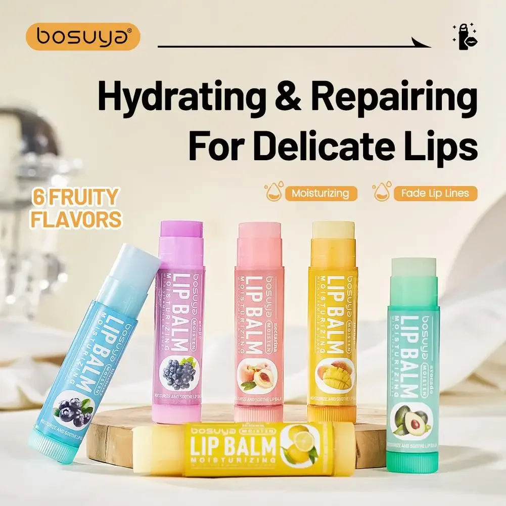 24Pcs Fruit Series Lip Balm Set Honey Grape Avocado Moisturizing Bulk Mini Balm Pack for Dry Cracked Lips Hydrating Lips Care Peaceful Pleasures Health and Wellness