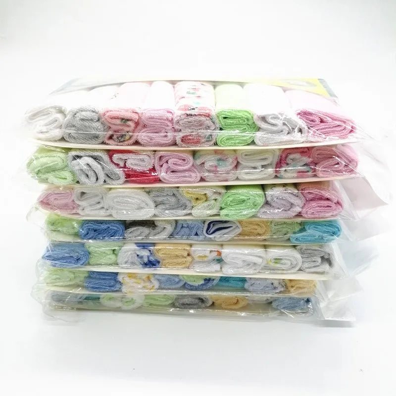 8-Pack Newborn Baby Washcloths – Soft Infant Face Towels