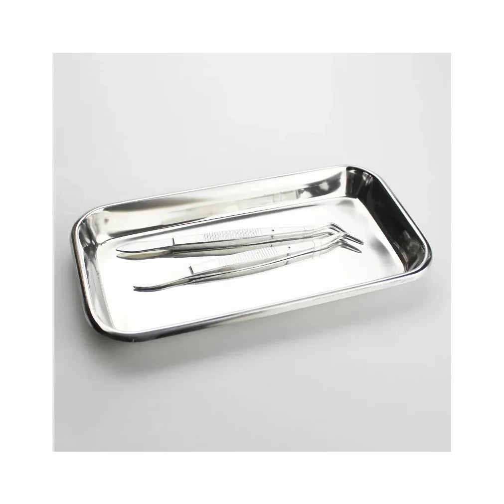 Stainless Steel Square Storage Tray – Salon, Nail & Kitchen