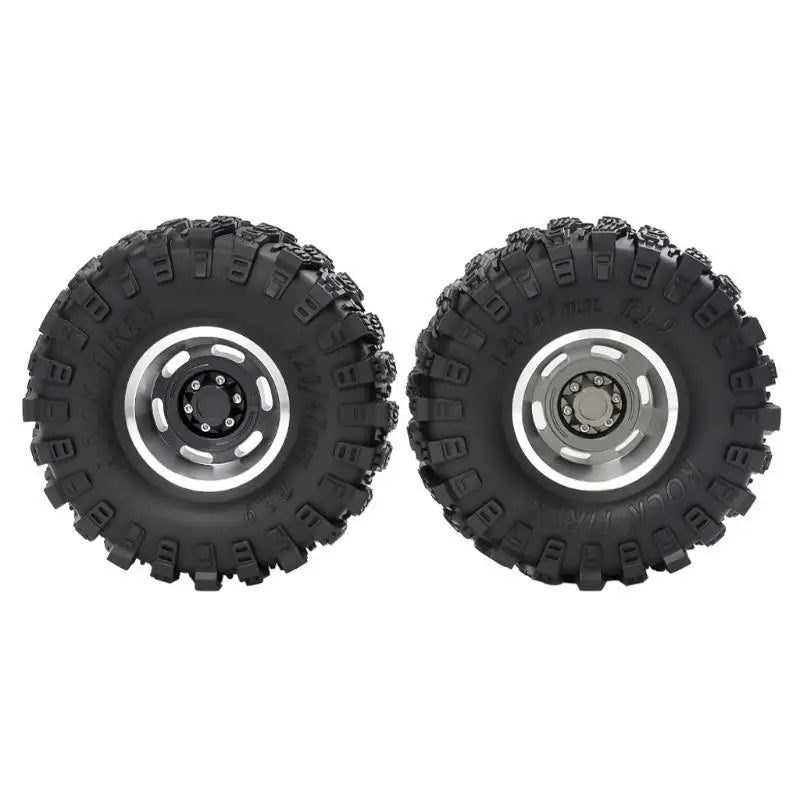 1.9" Metal Beadlock Wheel Rims for 1/10 RC Crawler – 4 Pack