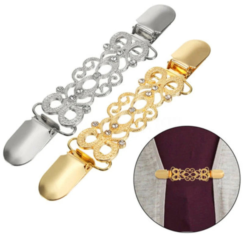 Vintage Sweater Shawl Clips Cardigan Collar Clips Brooch Pin for Women Cardigan Scarf Buckle Clothing Accessories Peaceful Pleasures Health and Wellness