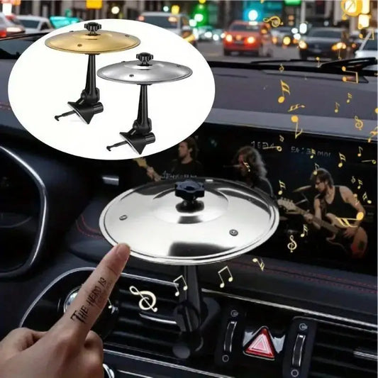 Car Air Outlet Decoration Knob Flexible Adjustment 360° Car Percussion Cymbal Decoration High-end Feel (with a Universal Head) Peaceful Pleasures Health and Wellness