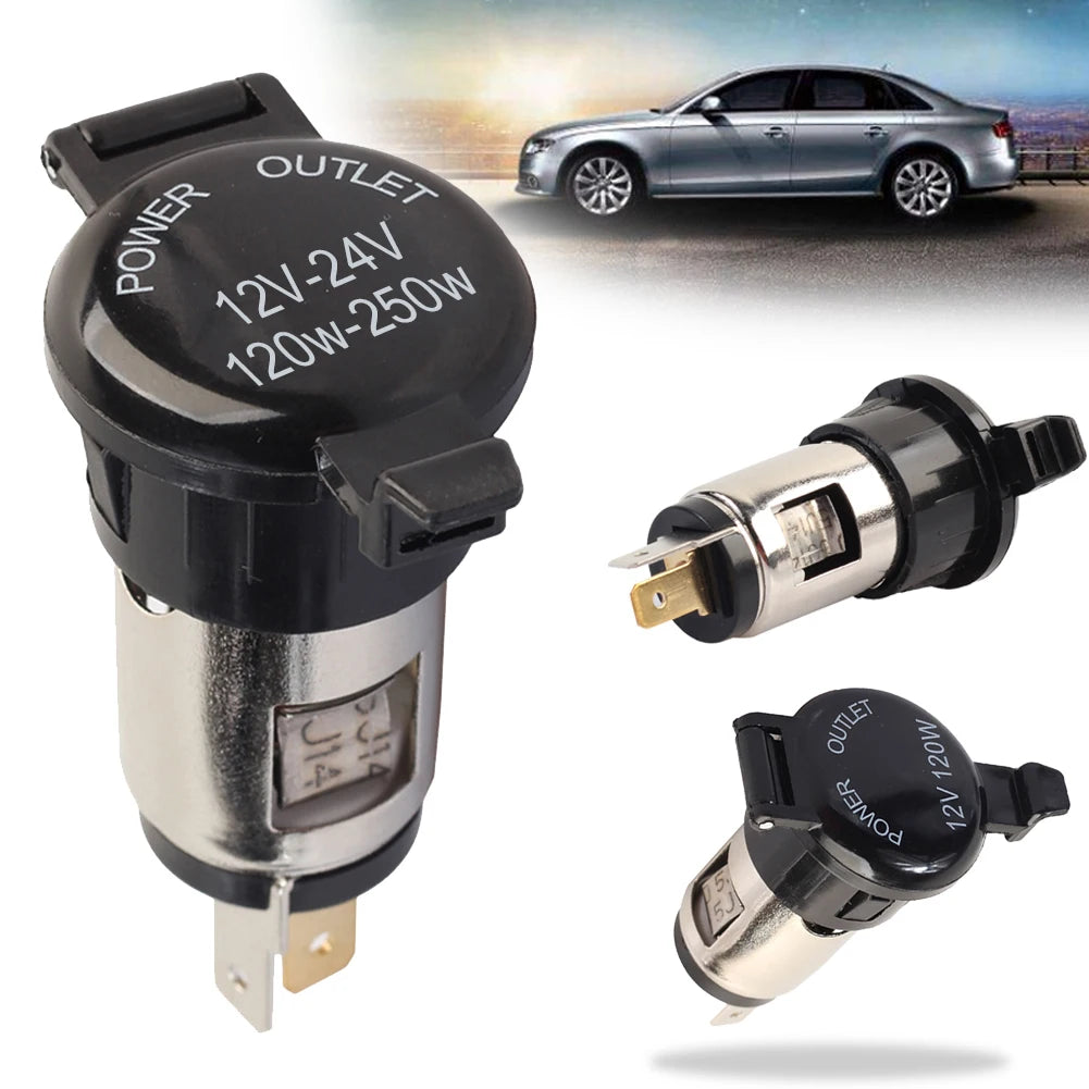 12V-24V Cigarette Lighter Female Socket – Waterproof Cover Peaceful Pleasures Health and Wellness