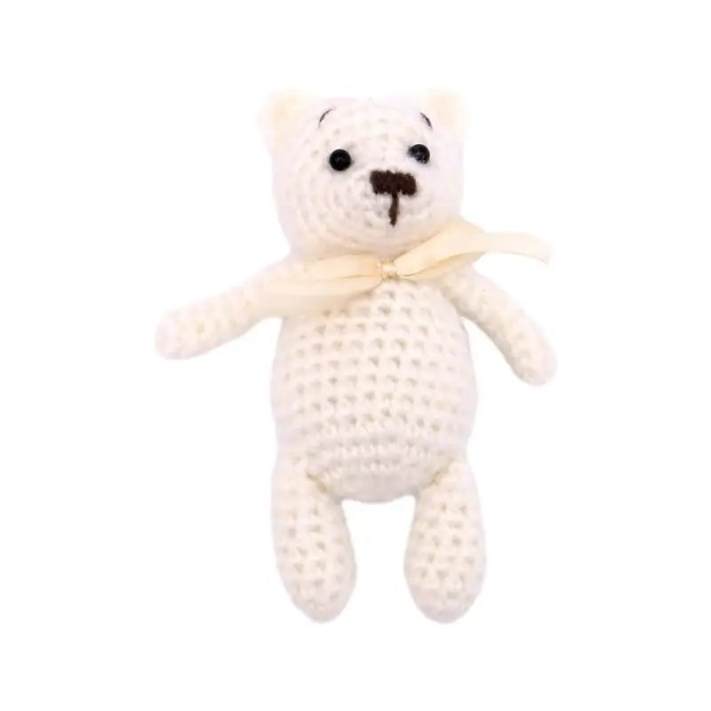 Crochet Bear Newborn Photography Prop | Baby Shower Gift Doll