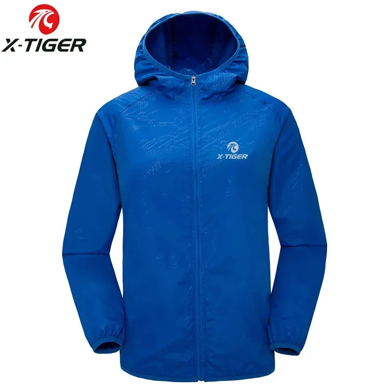 X-TIGER Windproof Reflective Cycling Jacket – Lightweight MTB