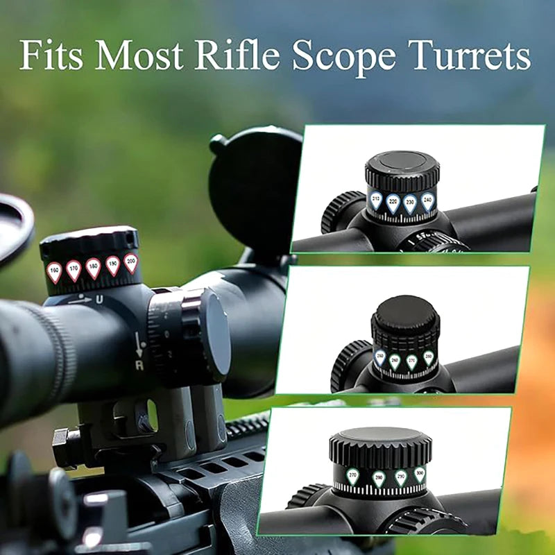 Customizable Rifle Scope Labels 10pk | DOPE & Ammo Stickers