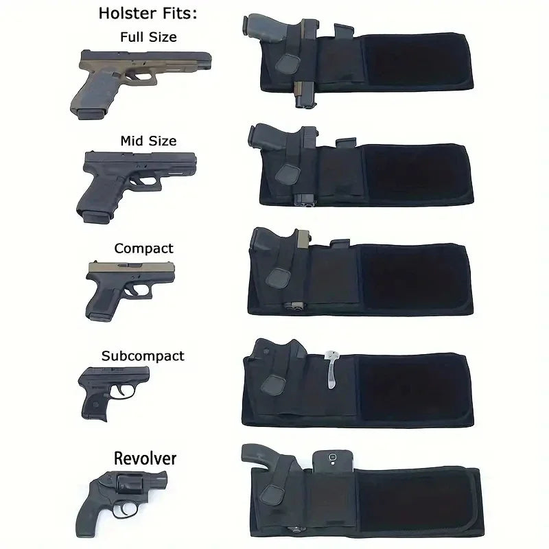 2026 Tactical Waist Band Belt For Outdoor Hunting Fitness Gun Holster Concealed Carry Phone Bag Portable Hidden Belly Use Peaceful Pleasures Health and Wellness