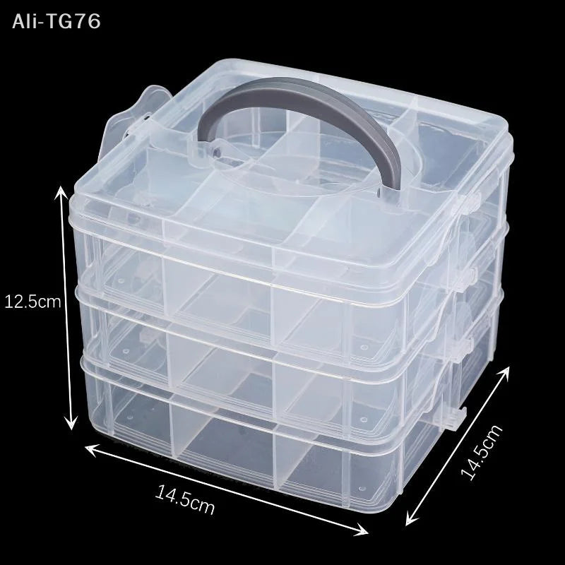Clear Minimalist Storage Box | Dustproof Jewelry & Small Item Organizer