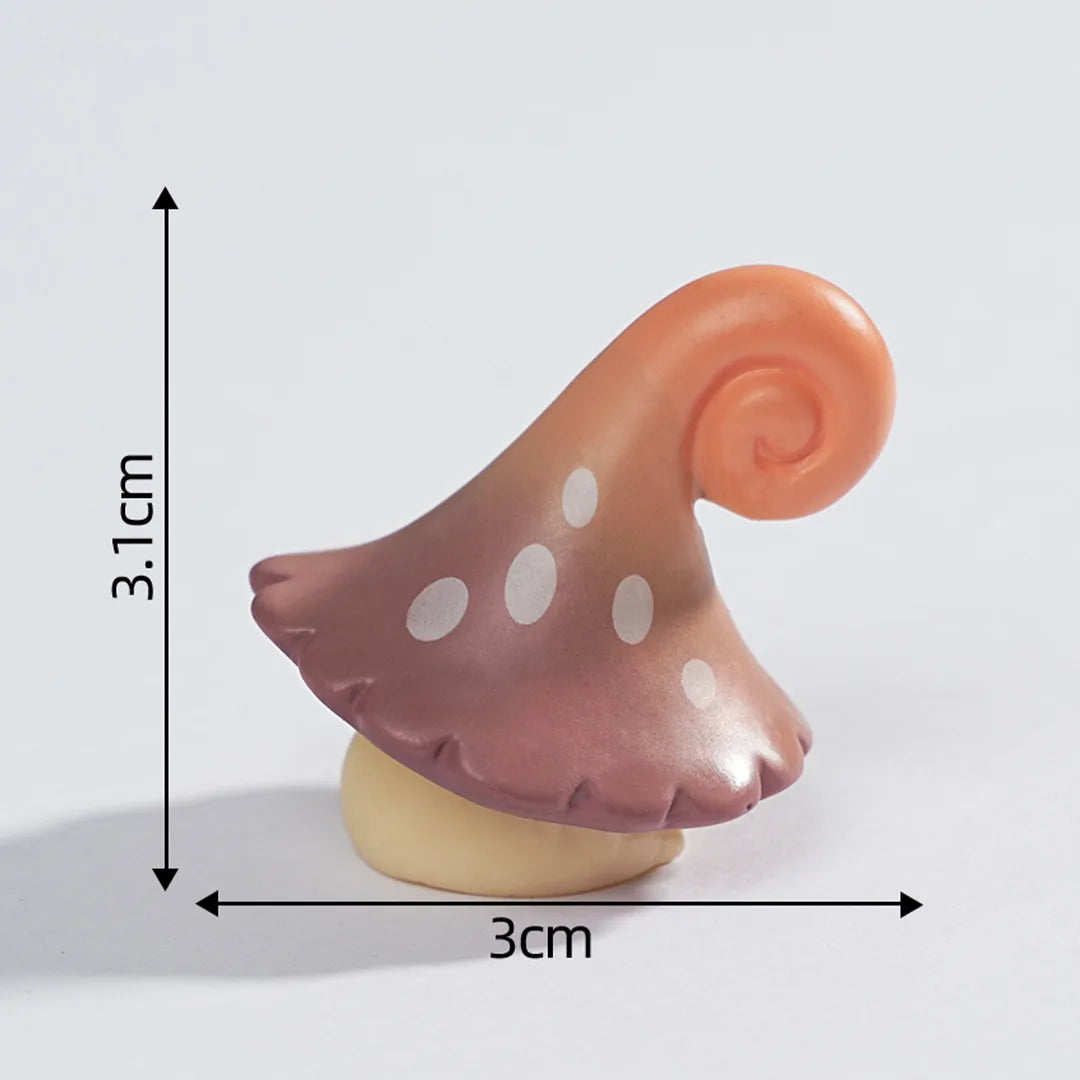 Simulated Mushroom Ornament Cute Mushroom Micro Landscape Decoration Gardening Decoration Resin Craft Bonsai DlY Plant Ornament Peaceful Pleasures Health and Wellness 04