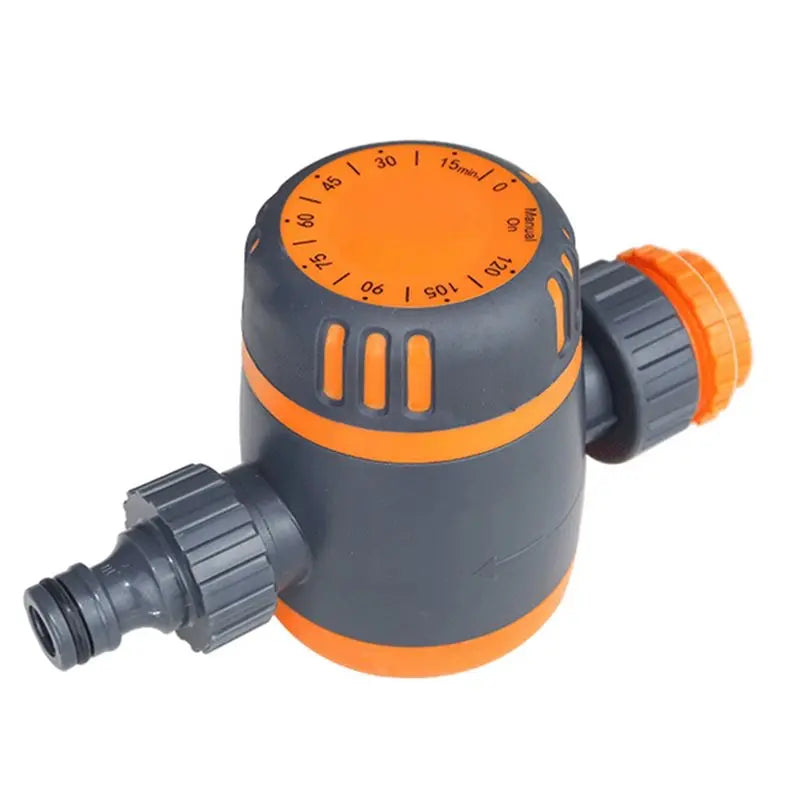 Y51A-Water Conservation Feature Garden Irrigation Timer Battery-Free Operation Timing Controller Irrigation System Peaceful Pleasures Health and Wellness Black Orange