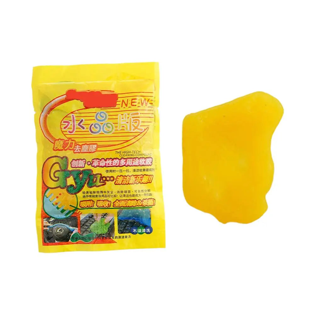 1pcs Car Wash Interior Car Cleaning Gel Dust Remover Glue Computer Keyboard Dirt Cleaner Supplies Cleaning Accessories Peaceful Pleasures Health and Wellness B