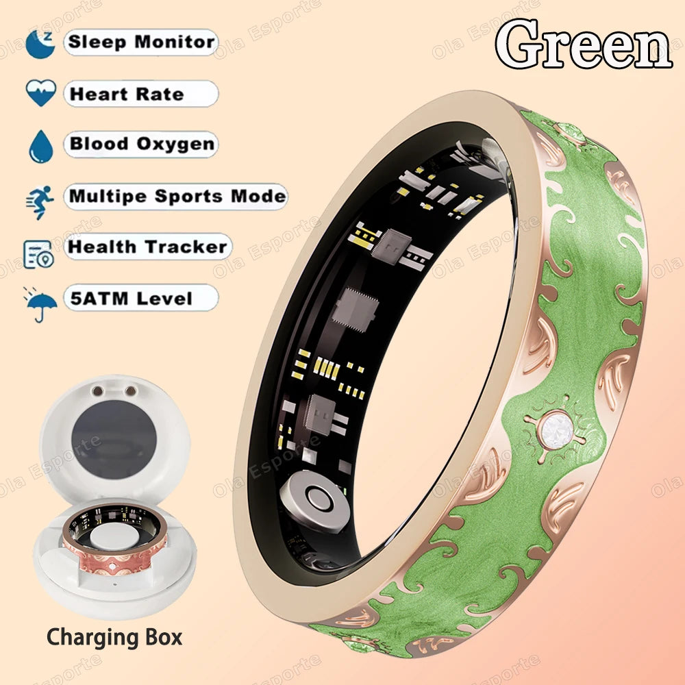 Women's Smart Ring – Heart Rate, Sleep & Fitness Tracker